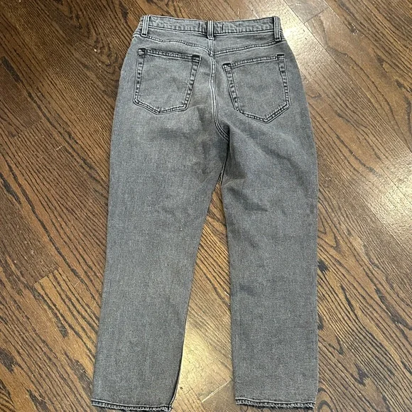 Abercrombie & Fitch Black- Dark Gray Denim Jeans Size 28 - Picture 6 of 6